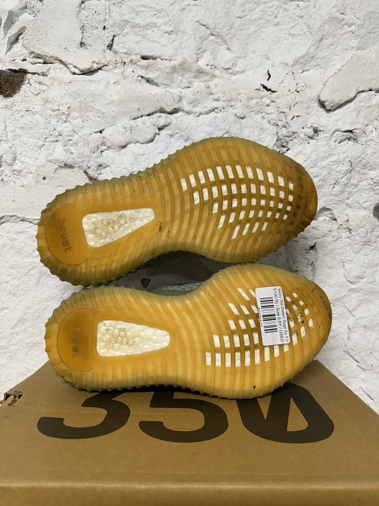 Yeezy 350 V2 Desert Sage Sz 5.5