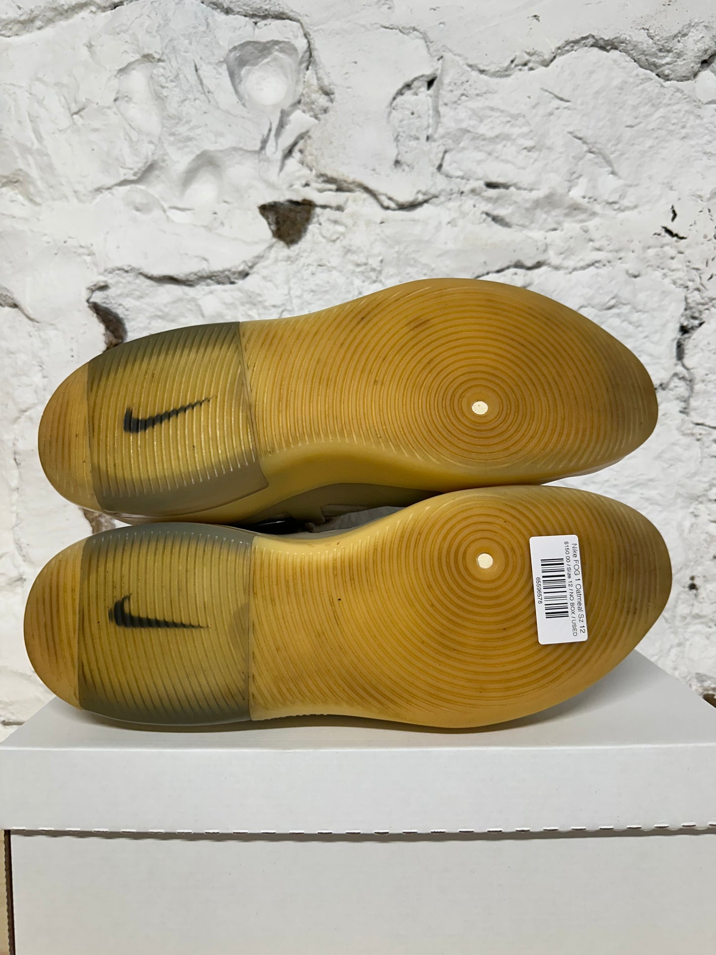 Nike Fear of God 1 Oatmeal Sz 12