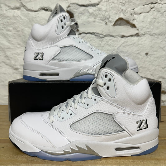 Air Jordan 5 White Metallic (2025) Sz 12 DS