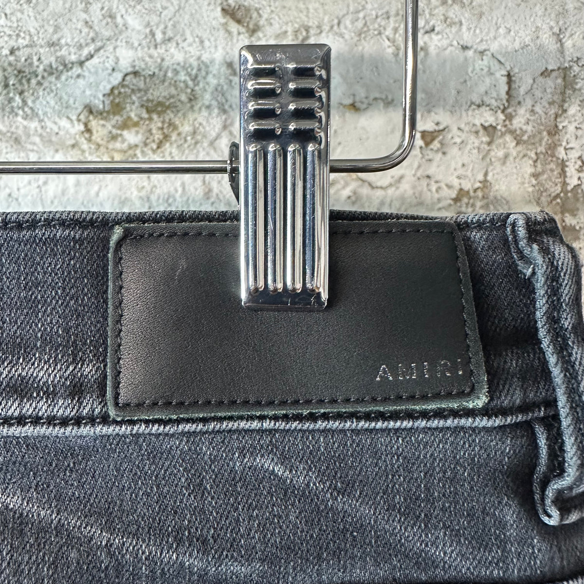 Amiri Plain Faded Black Denim Jeans Sz 30