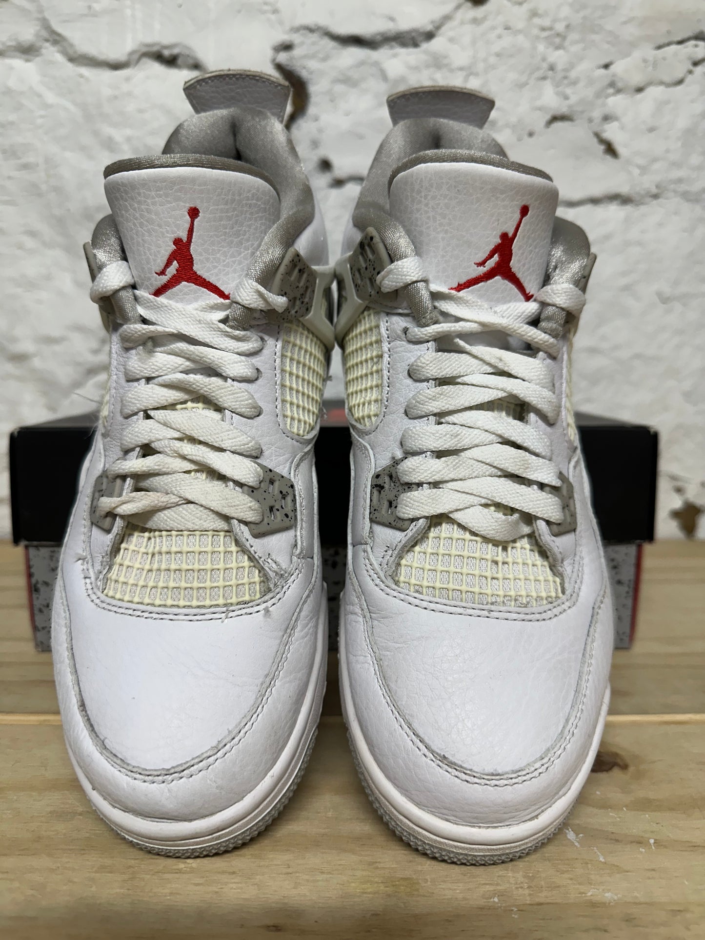 Air Jordan 4 White Oreo Sz 7Y