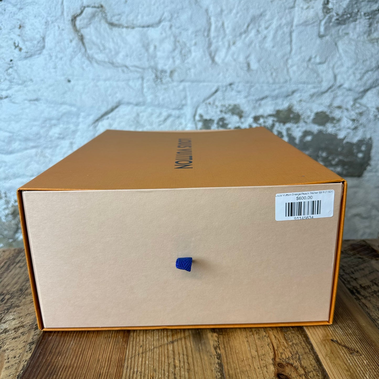 Louis Vuitton Orange Peach Trainer Sz 9 (7.5LV)