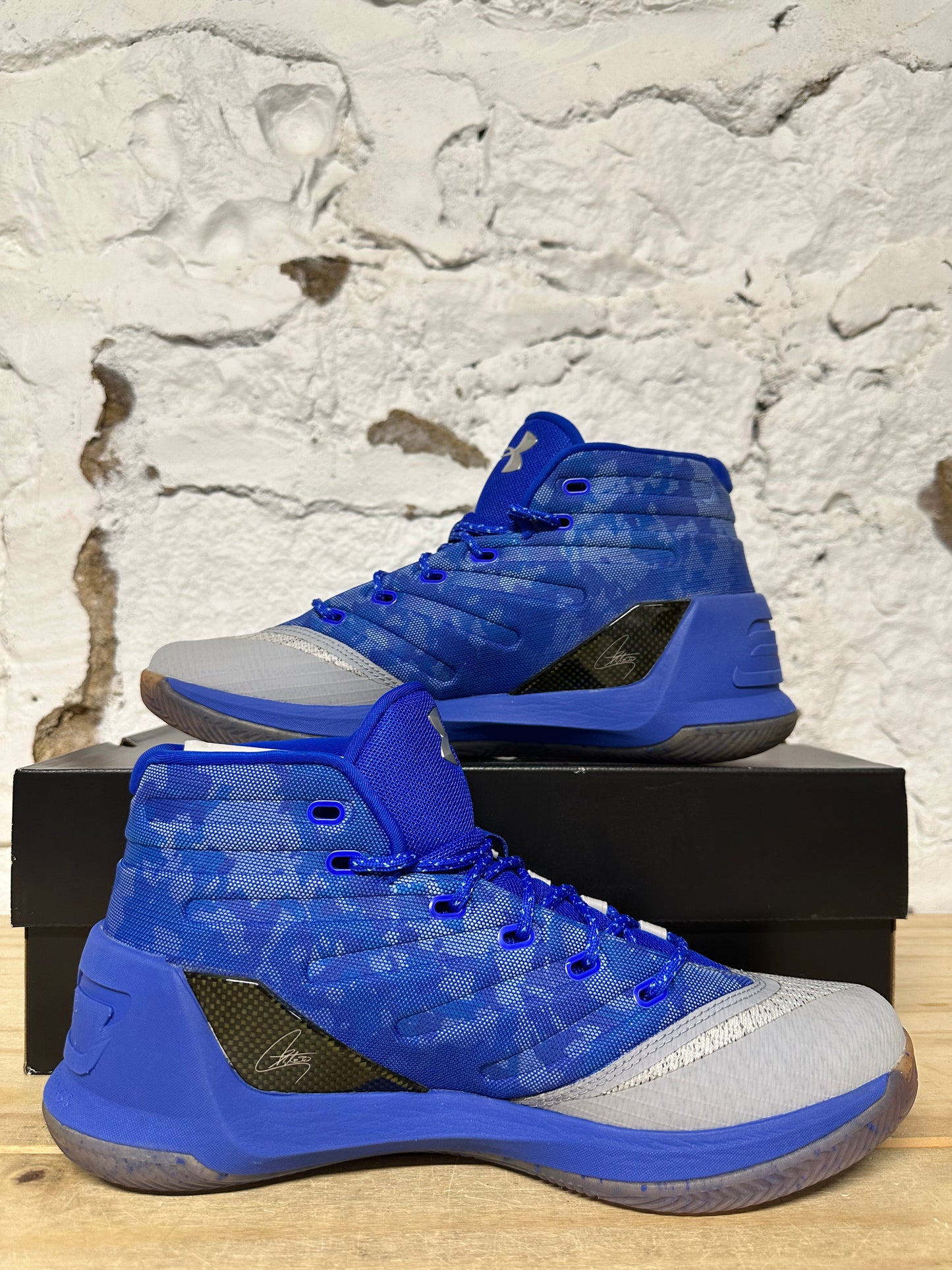 Under Armour Curry 3 Aqua Camo Sz 10 DS