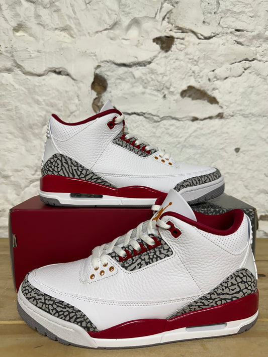 Air Jordan 3 Cardinal Sz 9