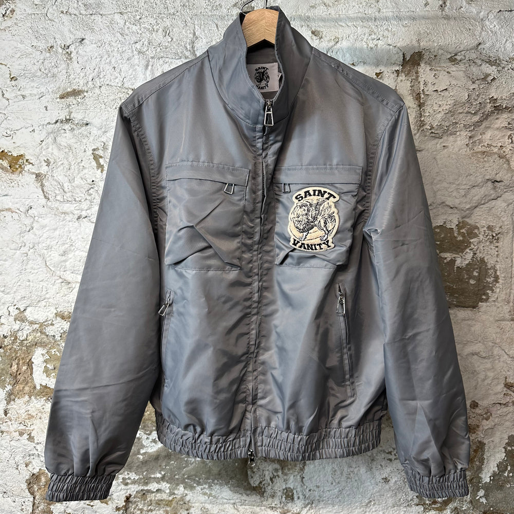 Saint Vanity Grey Cargo Nylon Jacket
