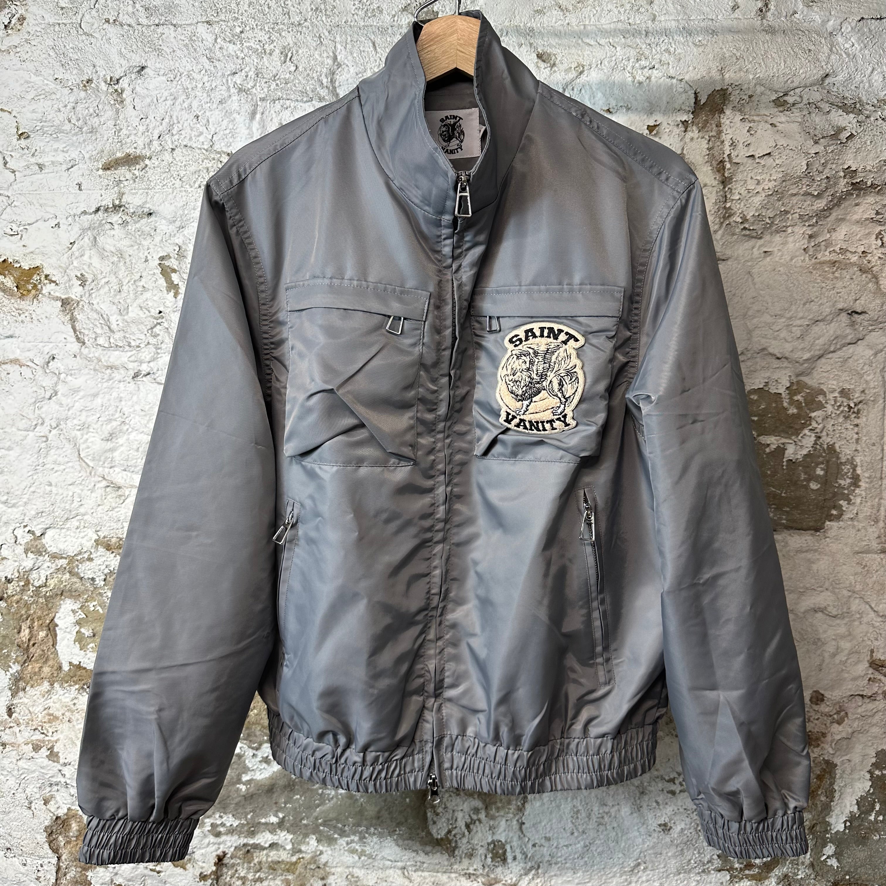 Saint Vanity Grey Cargo Nylon Jacket