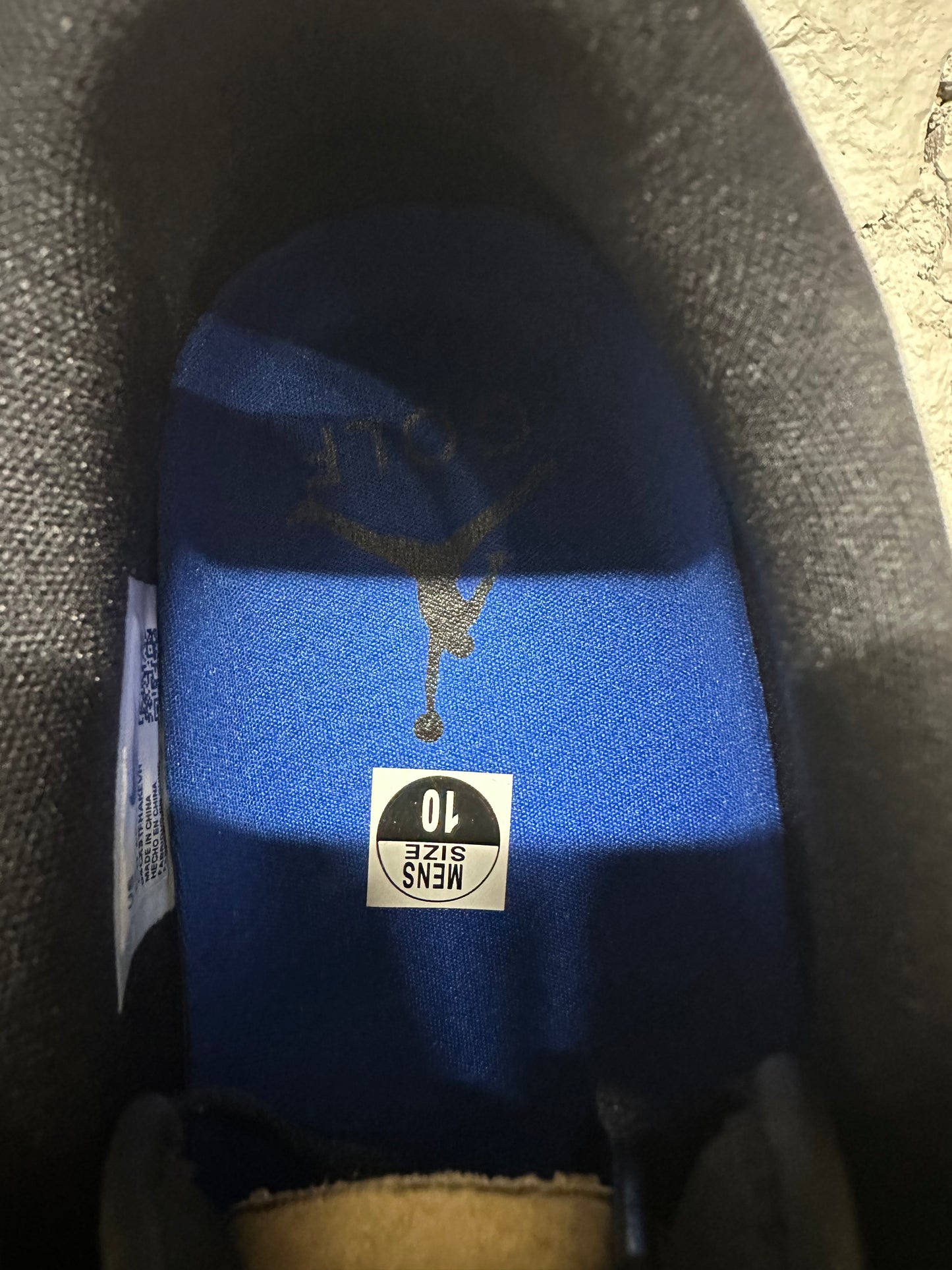 Air Jordan 1 Low Golf Royal Toe Sz 10 DS