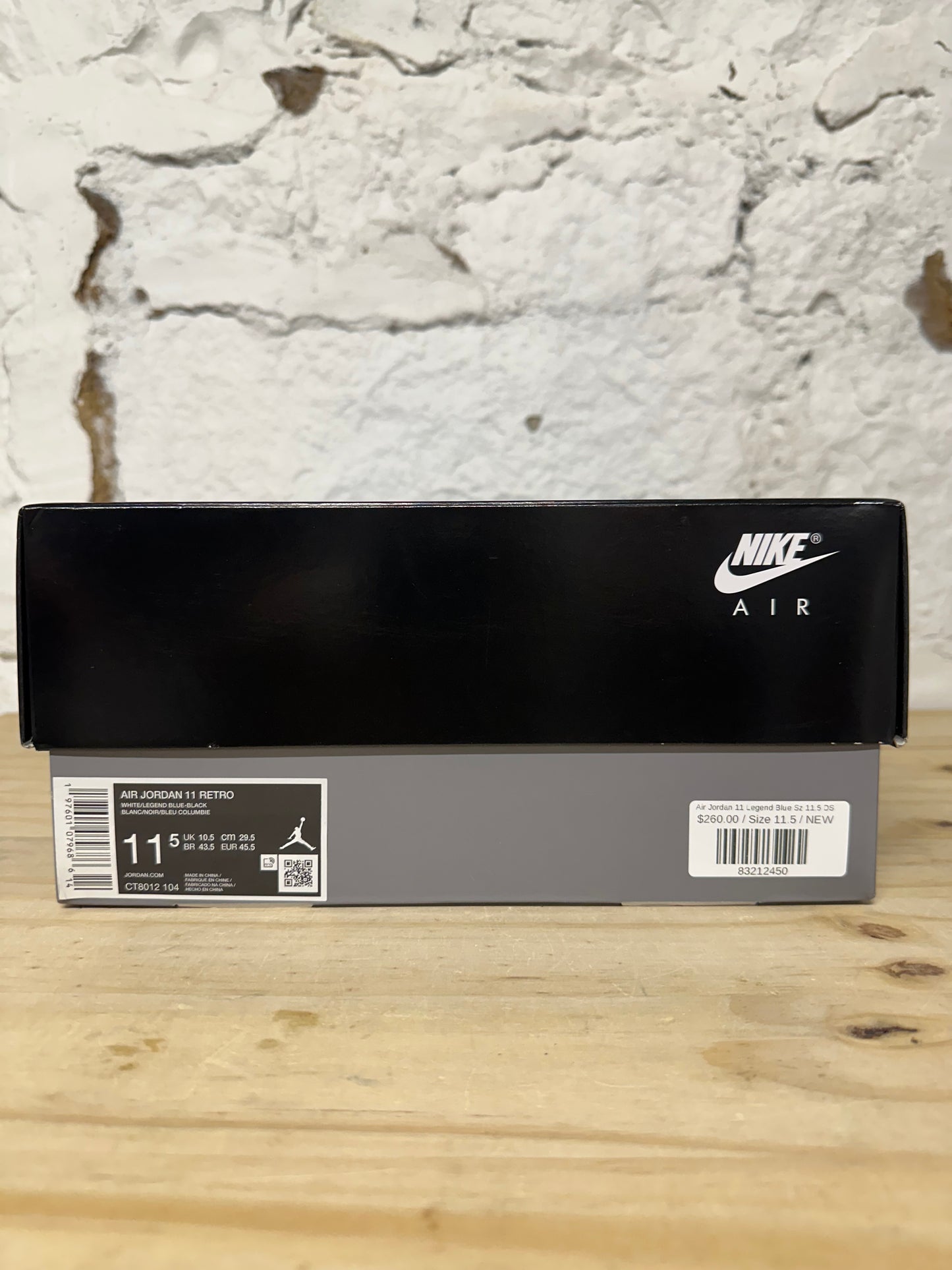 Air Jordan 11 High Legend Blue Sz 11.5 DS