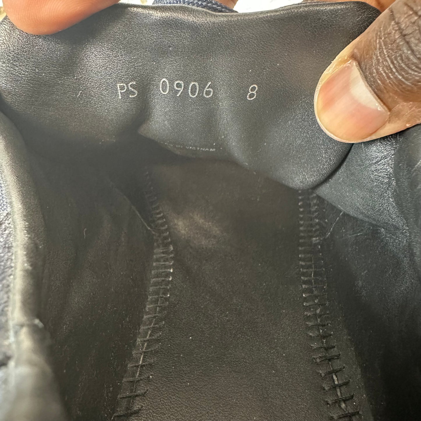 Prada Americas Cup Vintage Navy Blue Sz 8