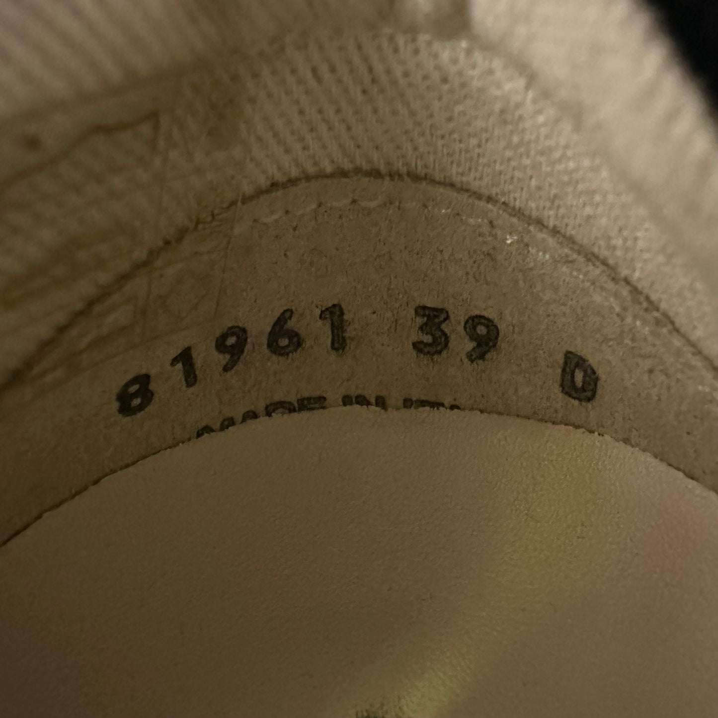 Rick Owens Vintage Black Milk Sneaker DS