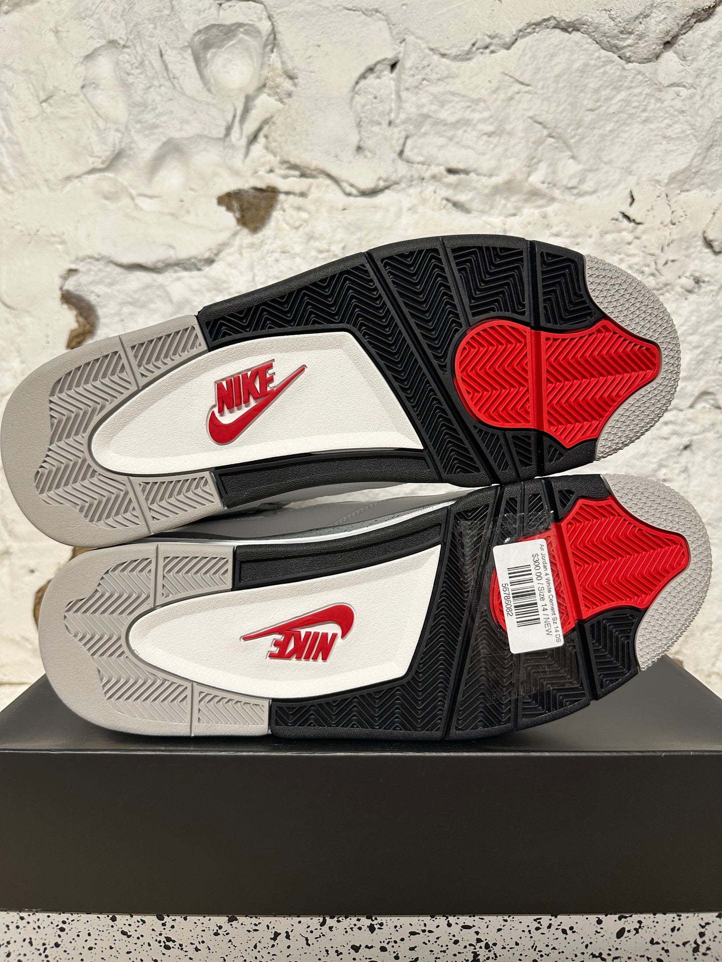 Air Jordan 4 White Cement Sz 14 DS