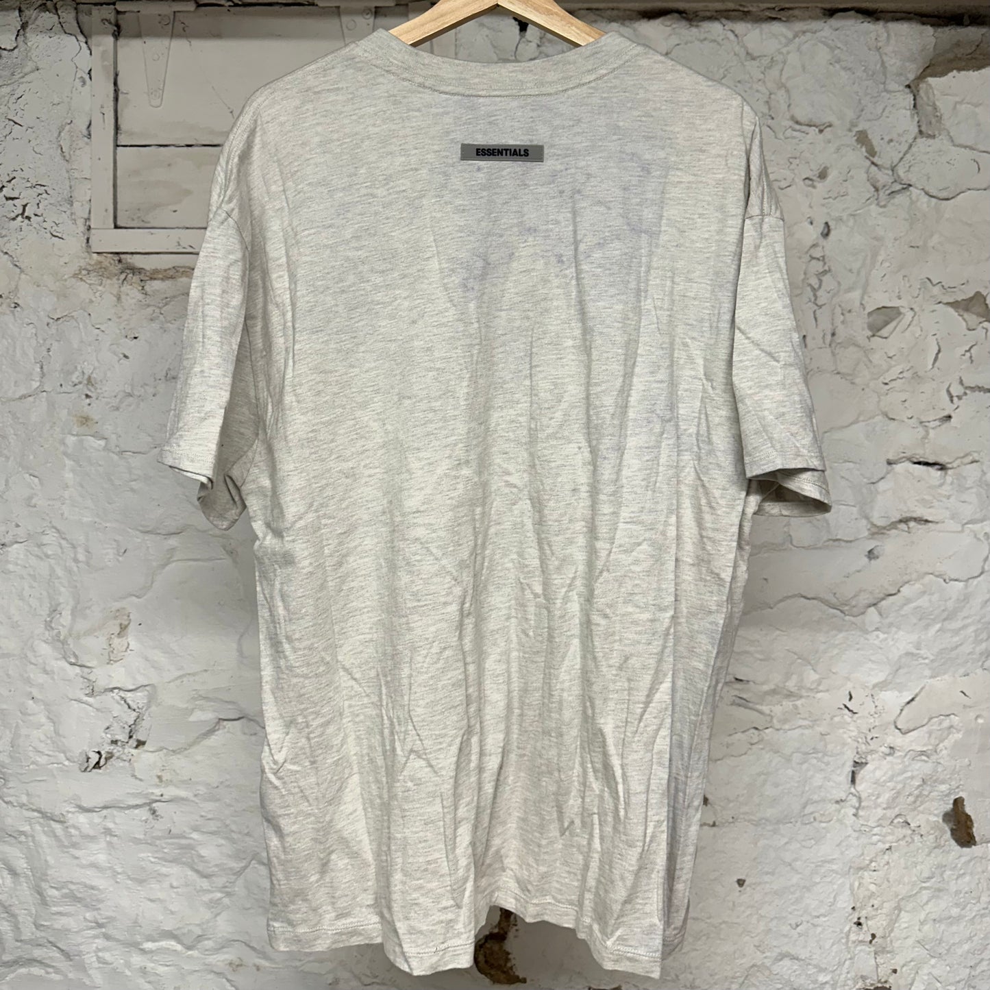 Fear of God Essentials Light Oatmeal T-Shirt Sz M