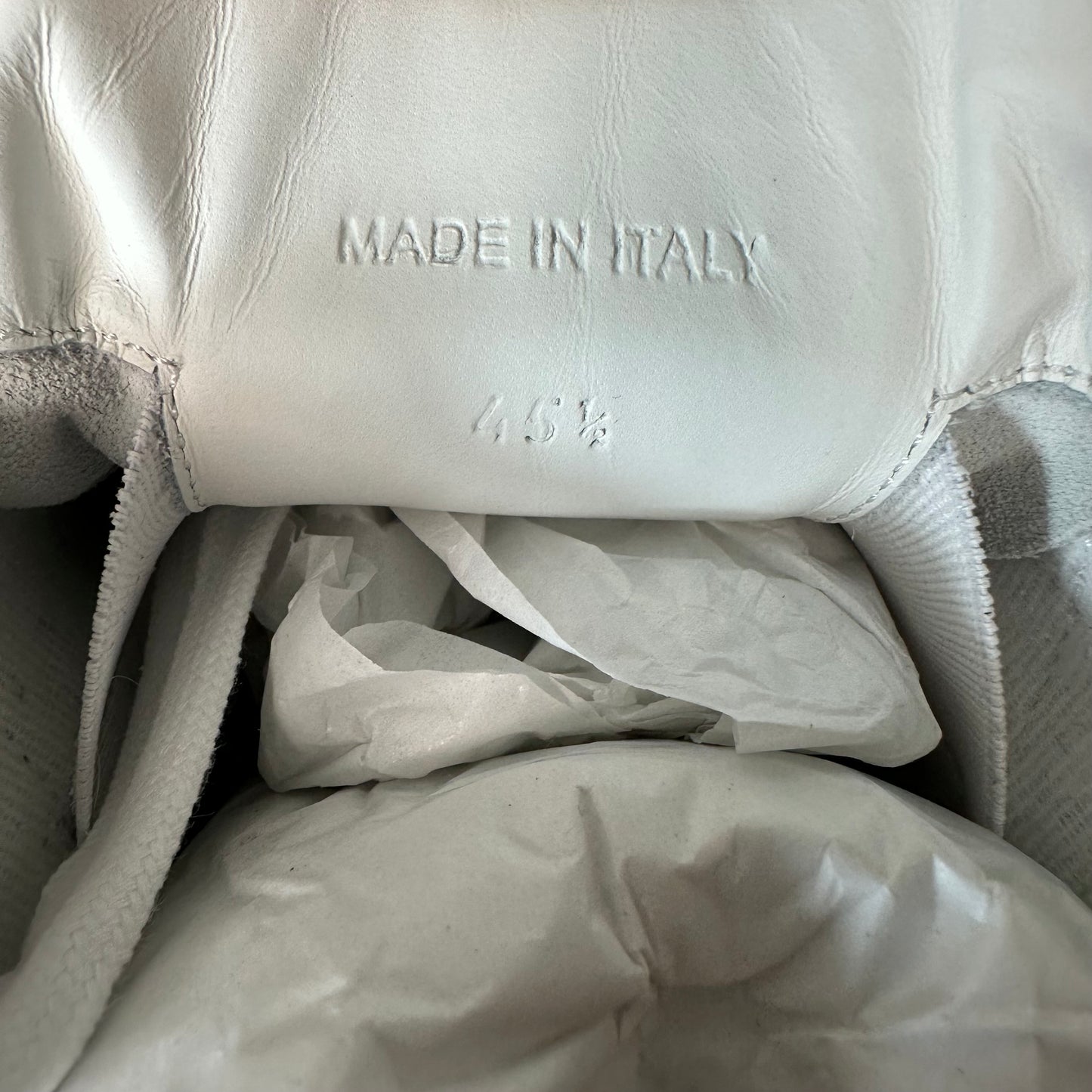 Maison Margiela Replica White Grey Sneaker Sz 12.5 (45.5) DS
