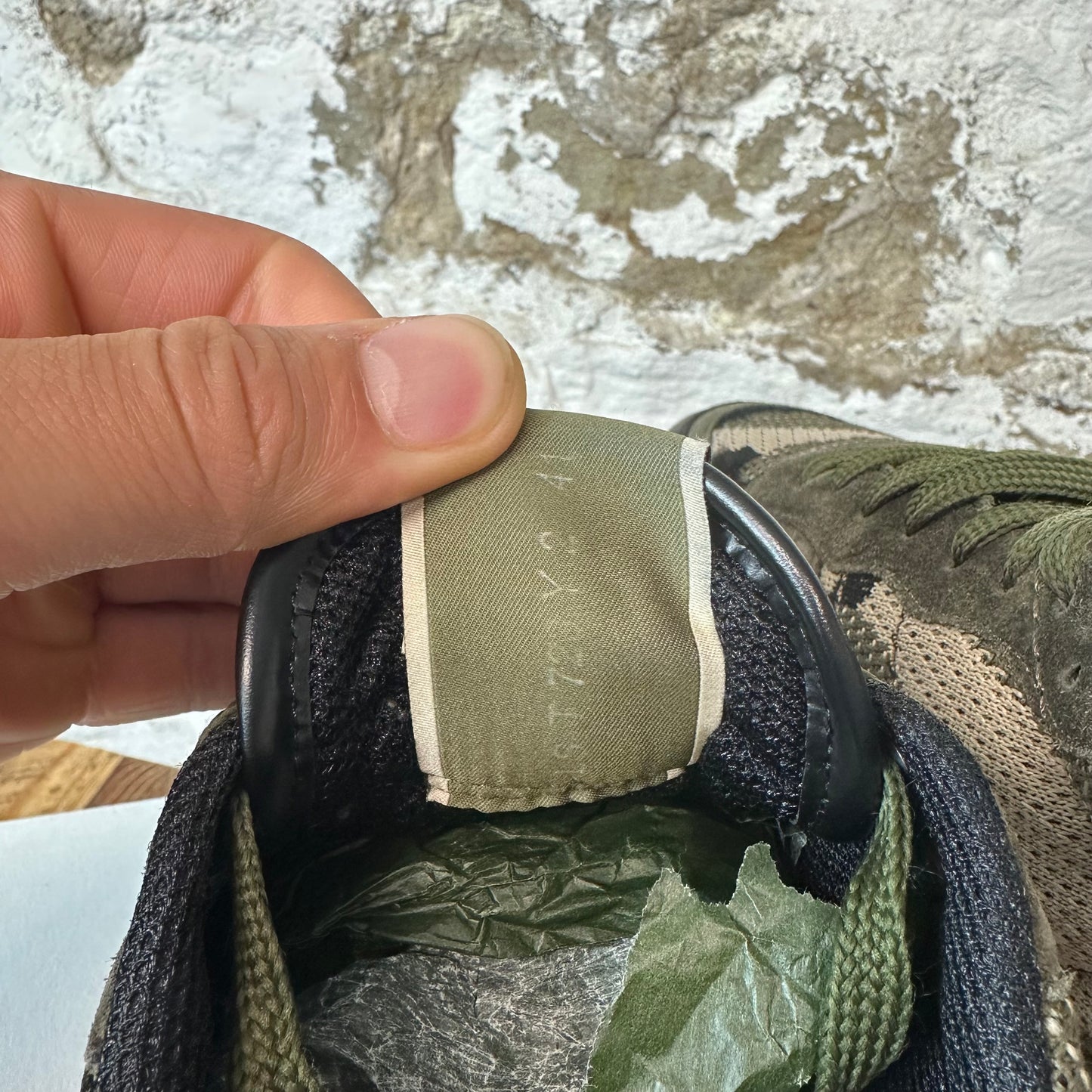 Valentino Green Camo Low Sneaker Sz 8 (41) No Box