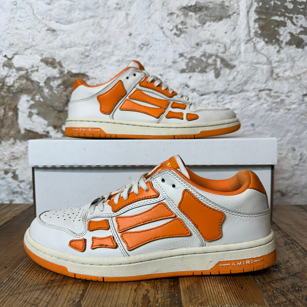 Amiri Orange Skeleton White Cream Sneaker Sz 8 (41) No Box
