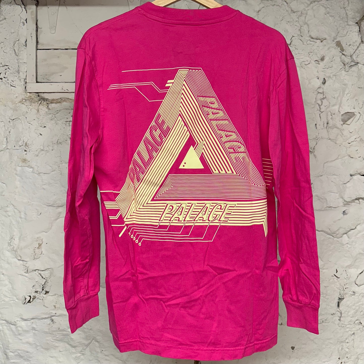 Palace Triangle Pink L/S T-Shirt Sz M
