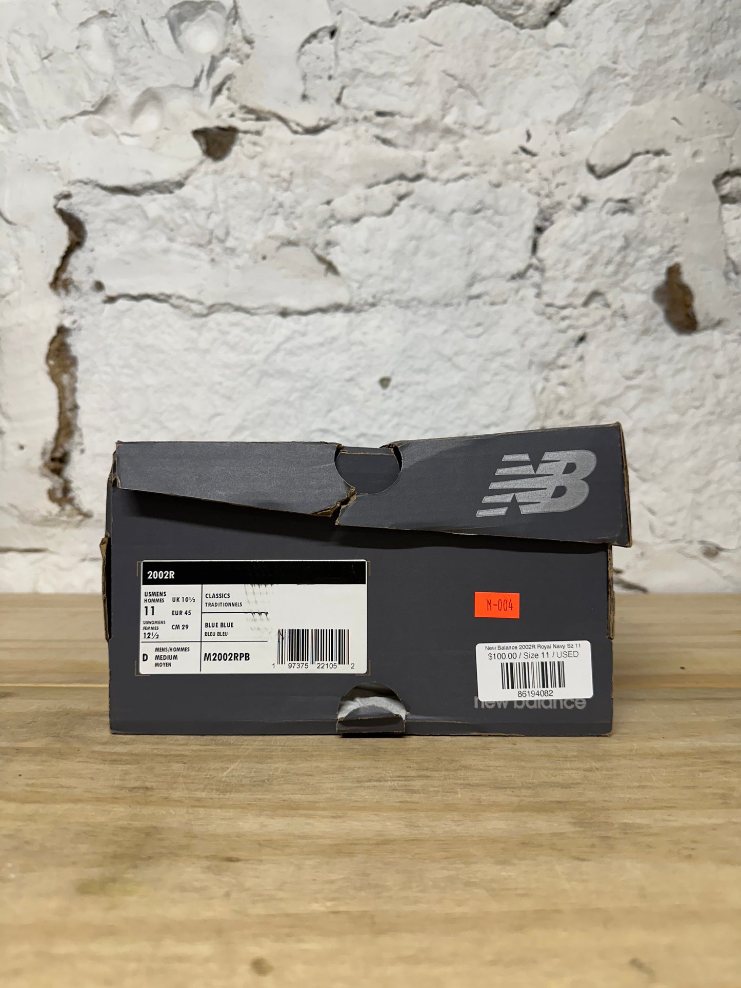 New Balance 2002R Royal Navy Sz 11