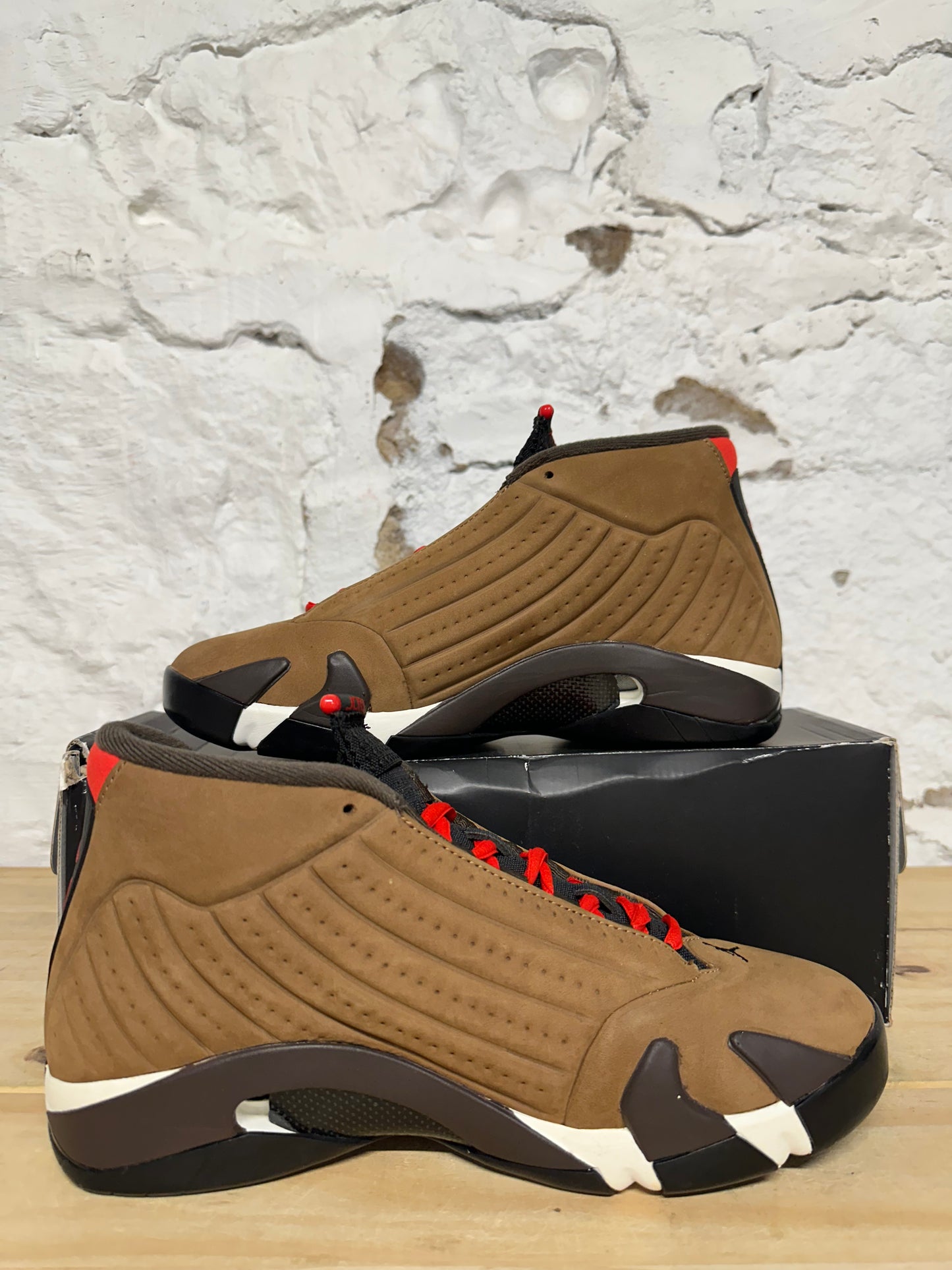 Air Jordan 14 Winterized Archaeo Brown Sz 9