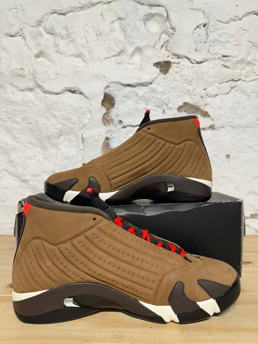Air Jordan 14 Winterized Archaeo Brown Sz 9