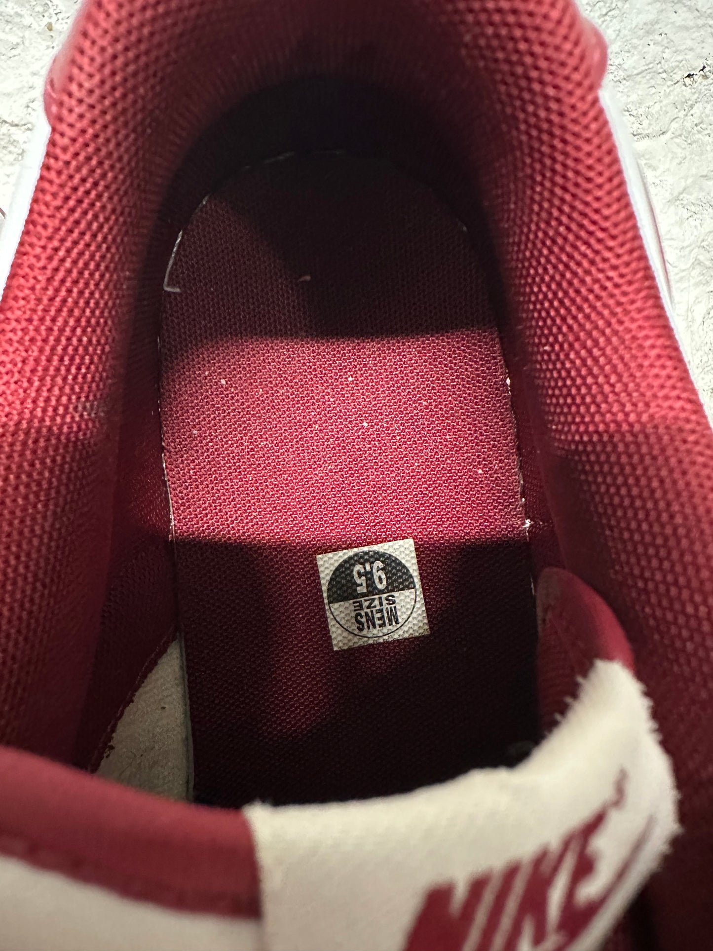 Nike Dunk Low Team Red Sz 9.5