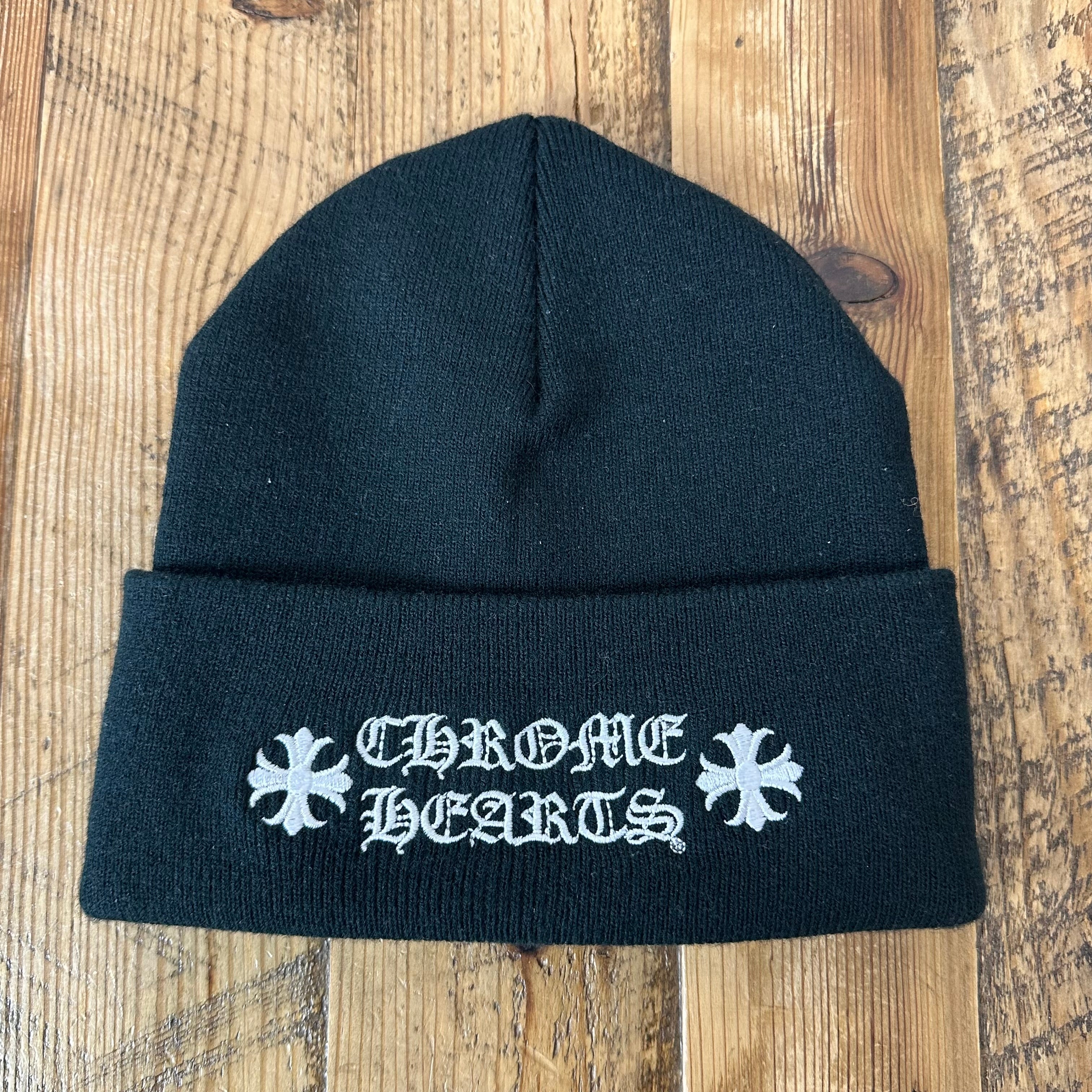 【Chrome Hearts】Logo Beanie Black Chrome Hearts Logo Beanie Black | eBay
