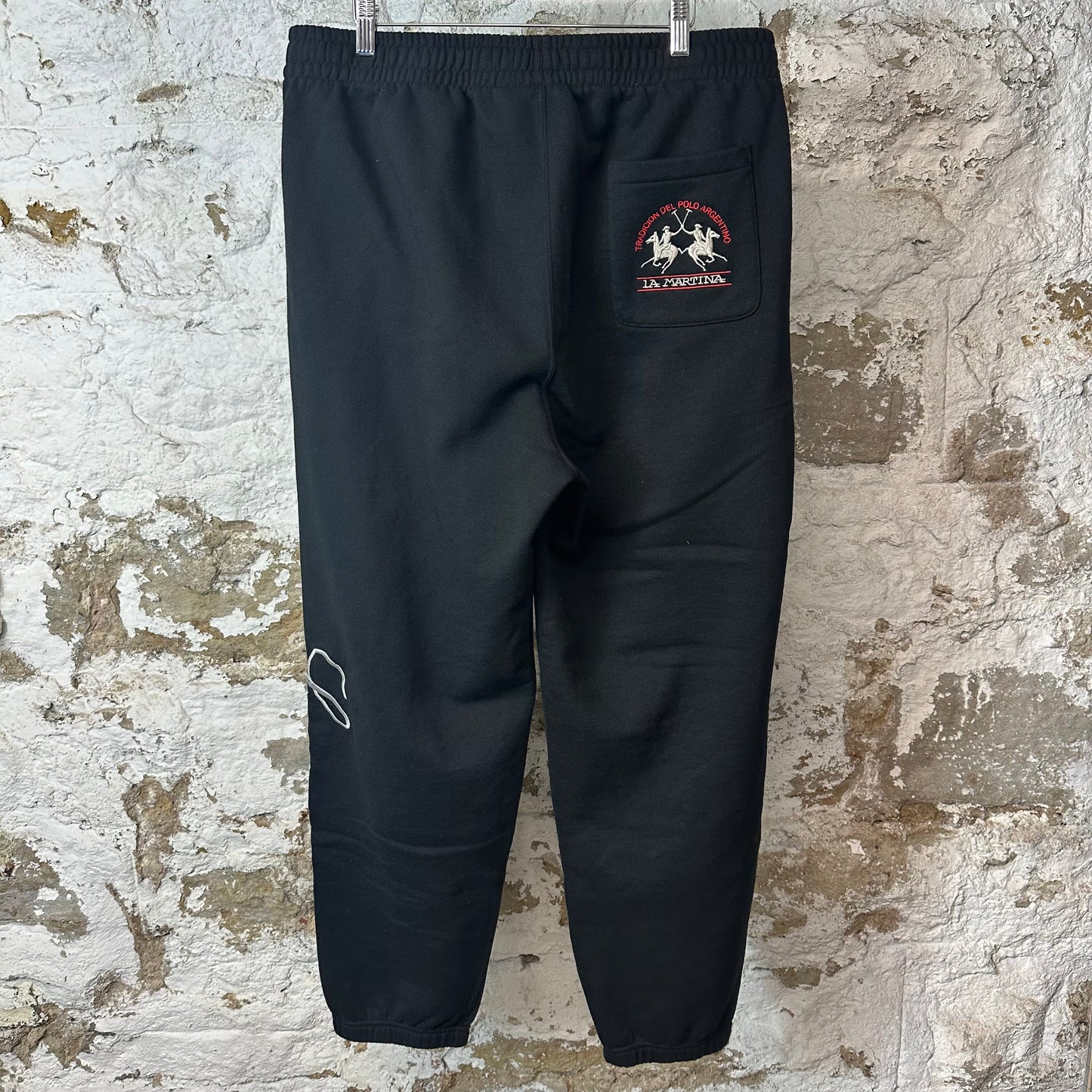 Supreme La Martina Jacob Black Sweatpants Sz L