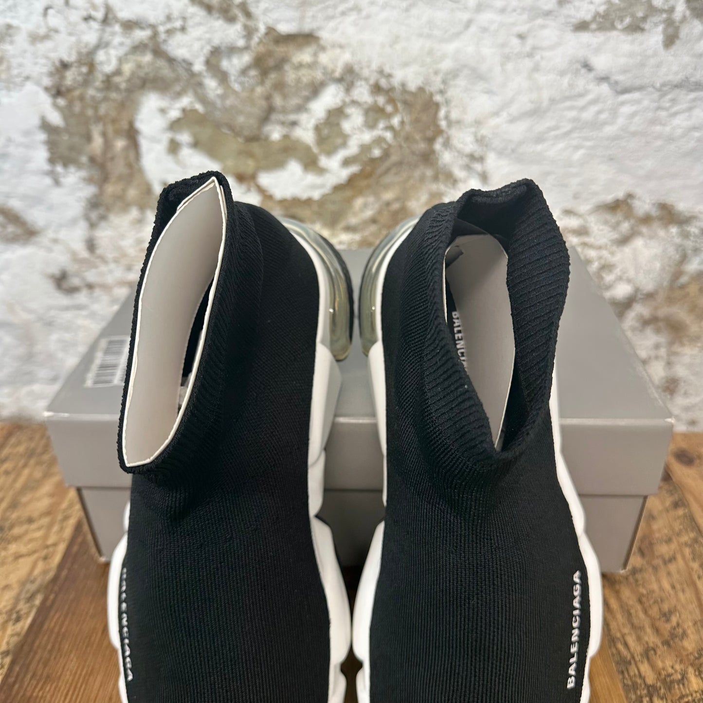 Balenciaga Sock Runner Black White Sneaker