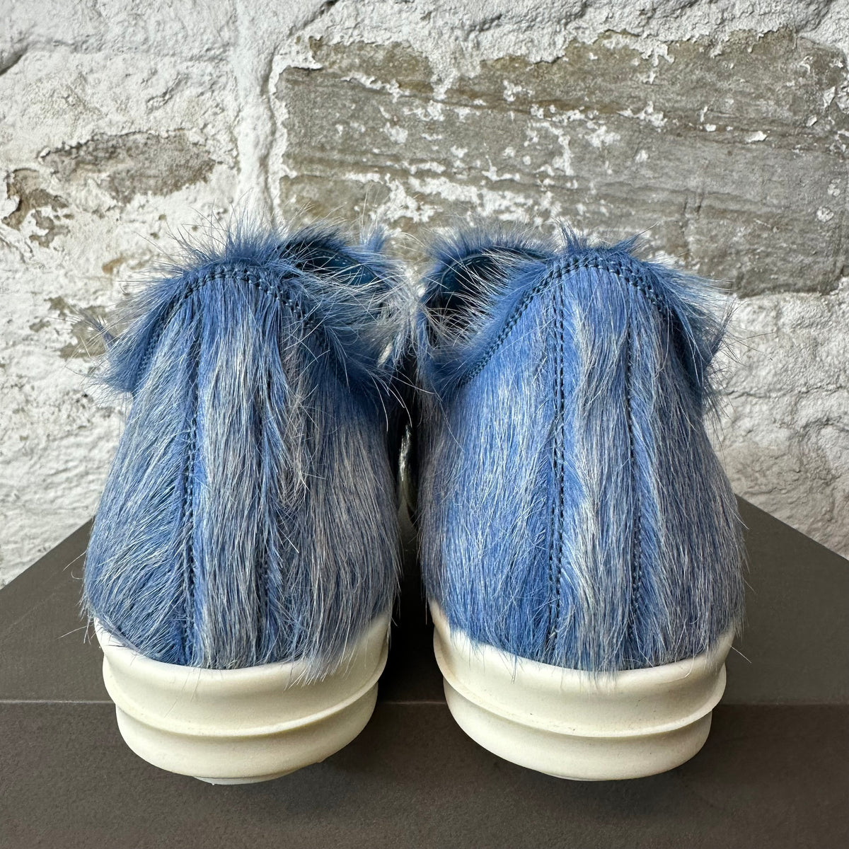 Rick Owens Nublu Melange Milk Sneaker Sz 7 (40) DS