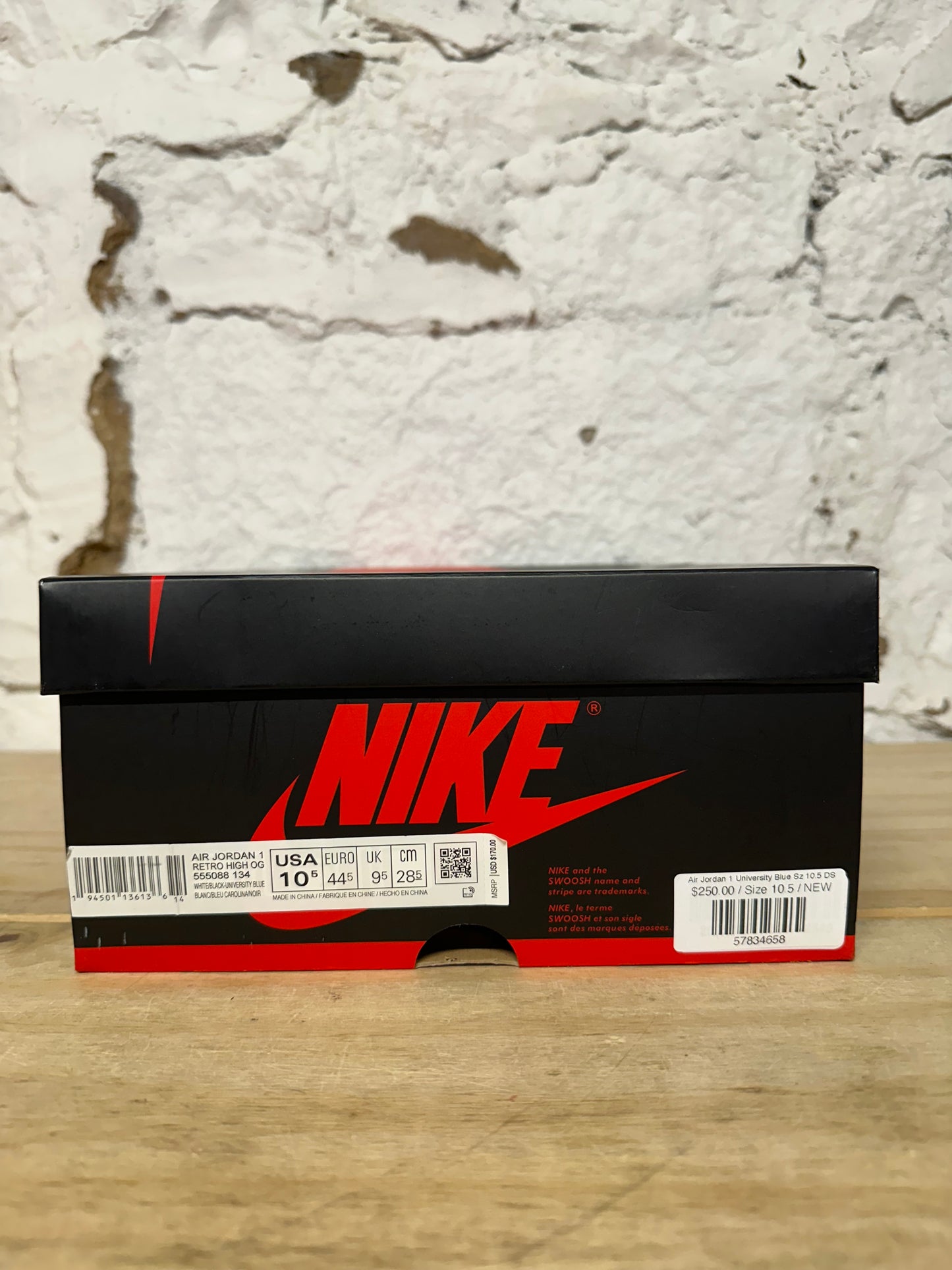 Air Jordan 1 High University Blue Sz 10.5 DS