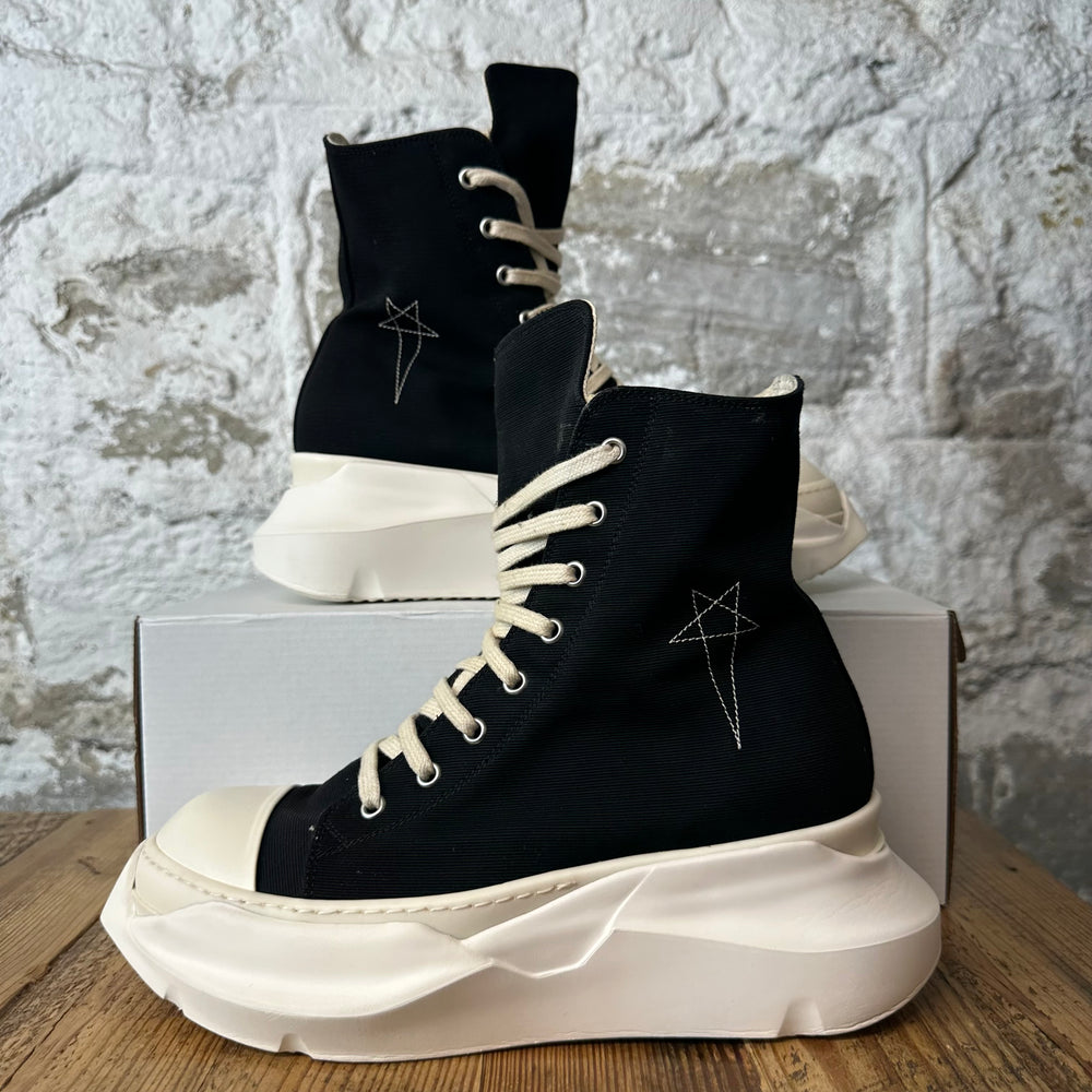 Rick Owens High Abstract Pentastitch Black Milk Sneaker Sz 7 (40)