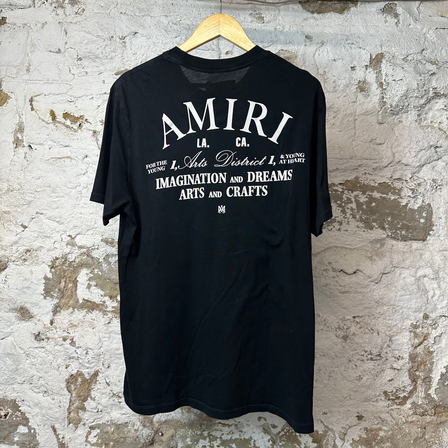 Amiri Arts District T-shirt Black Sz M