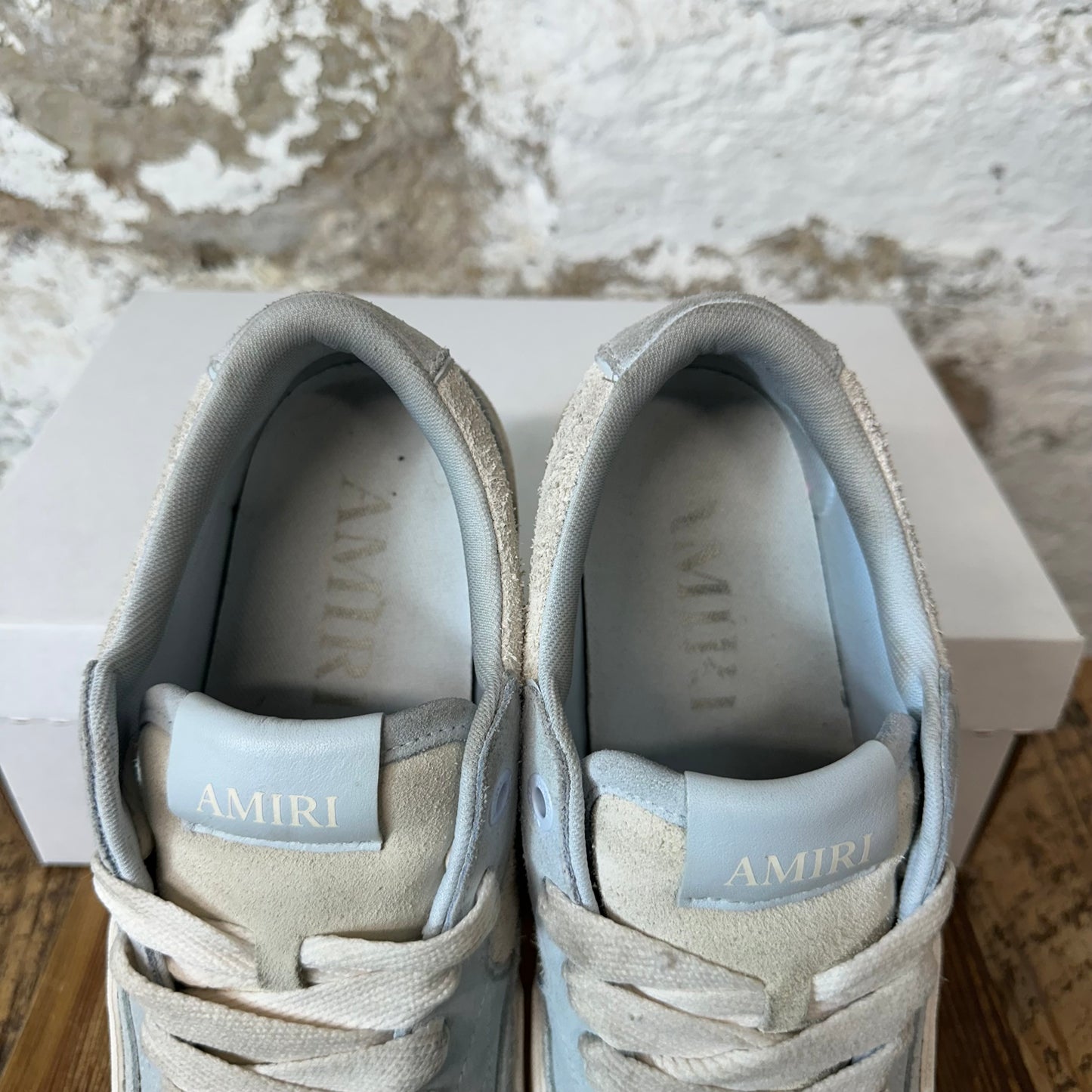 Amiri Blue Grey Suede Sunset Skate Sneaker Sz 7 (40)