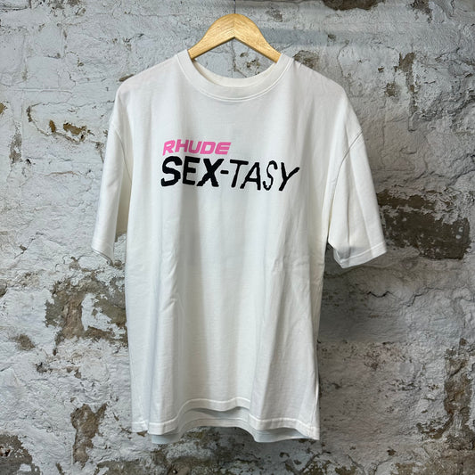Rhude Sextasy T-shirt White Sz S