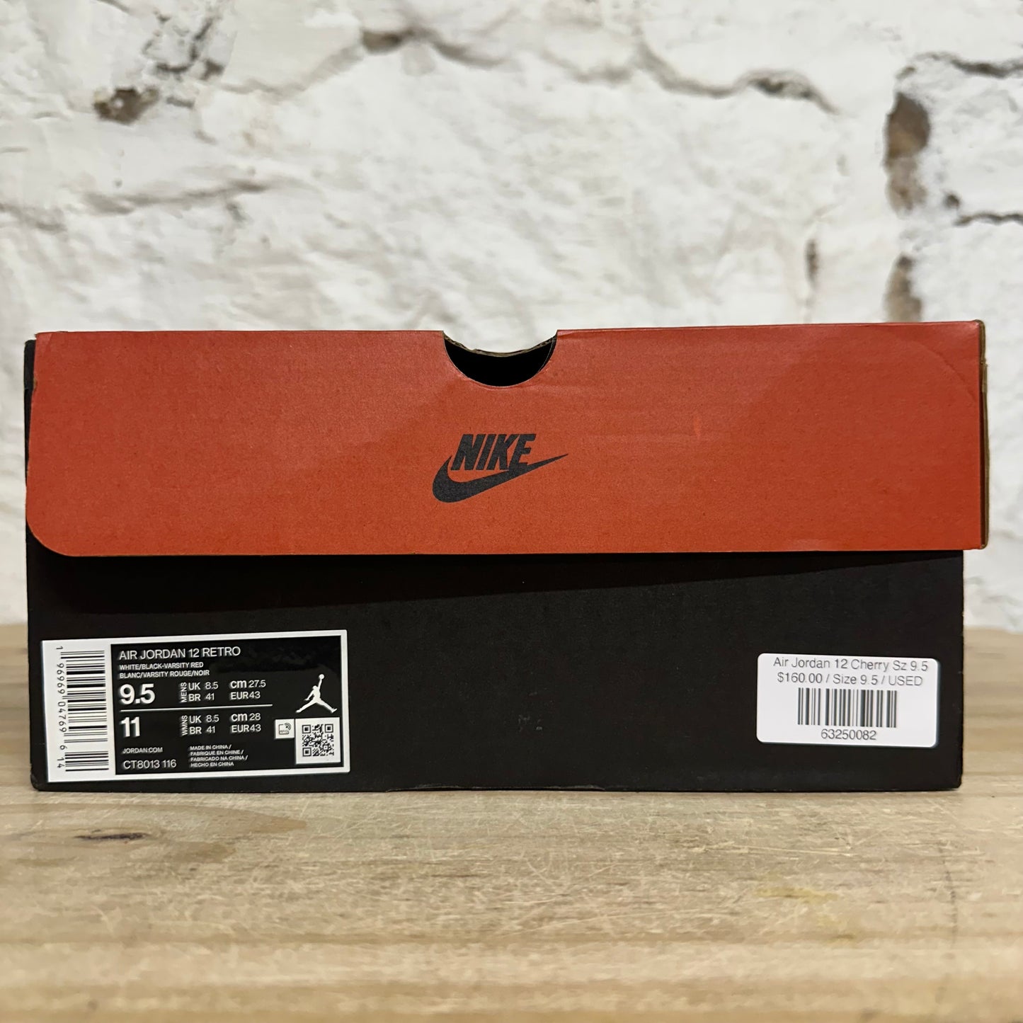 Air Jordan 12 Cherry Sz 9.5