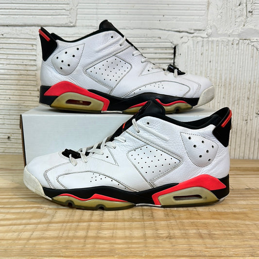 Air Jordan 6 Low Infrared White Sz 13