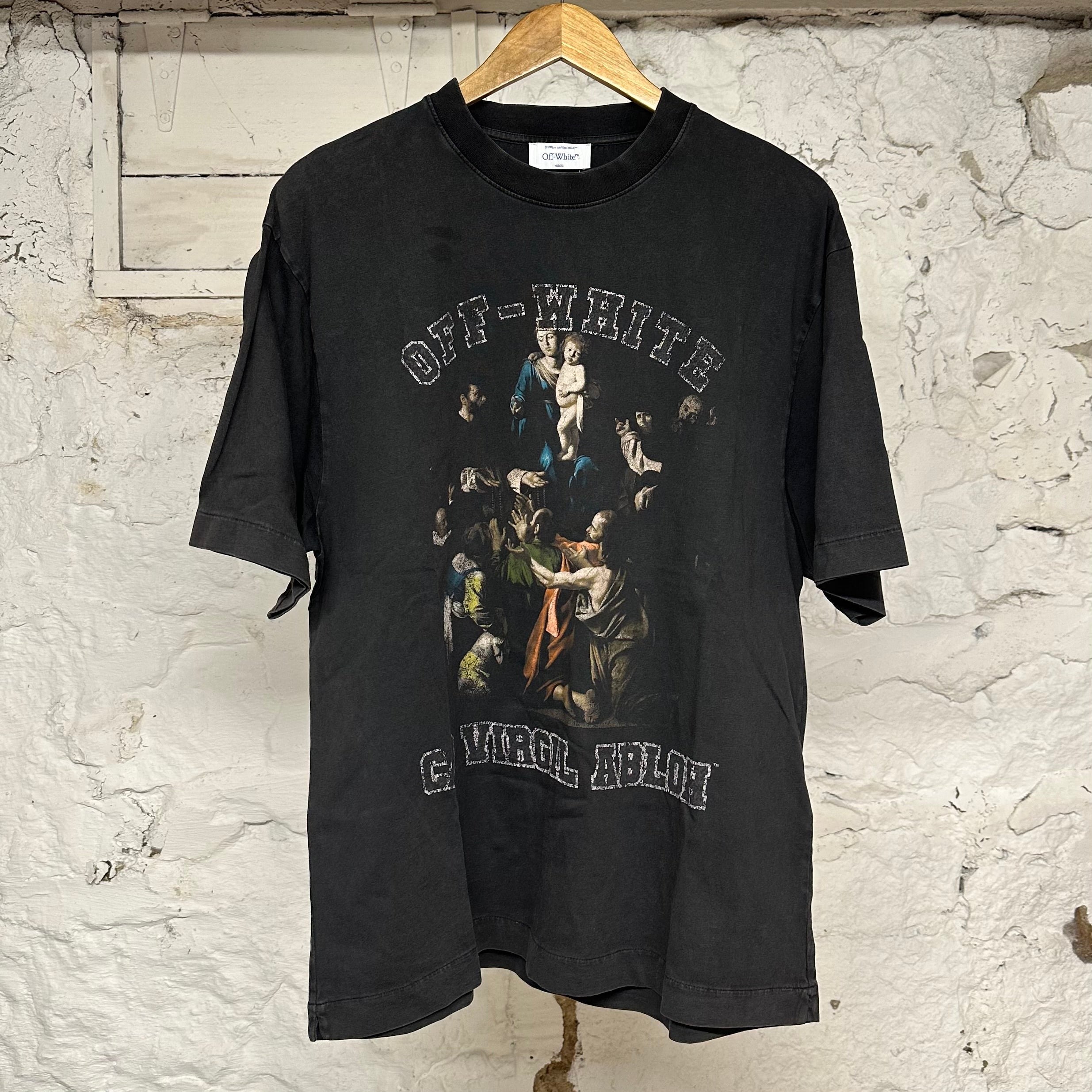 Off White Child T-shirt Black Sz M