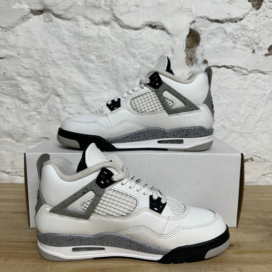 Air Jordan 4 White Cement Sz 7Y