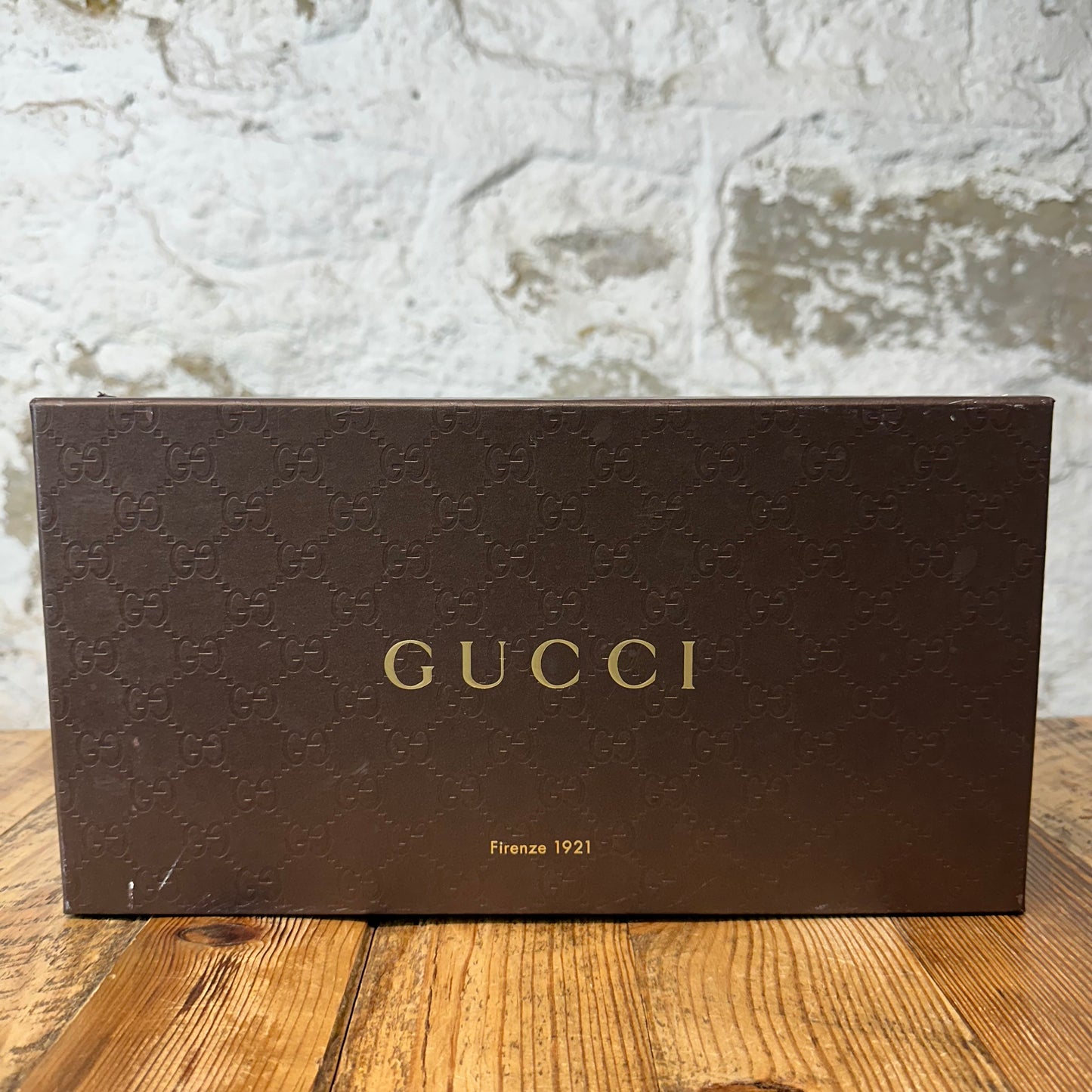 Gucci Microembossed Canvas Loafer Sz 6.5 (39.5)