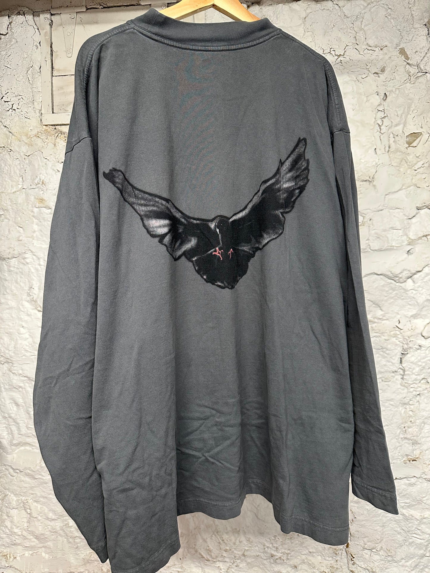 Yeezy Gap Dove Grey L/S T-Shirt Sz XL