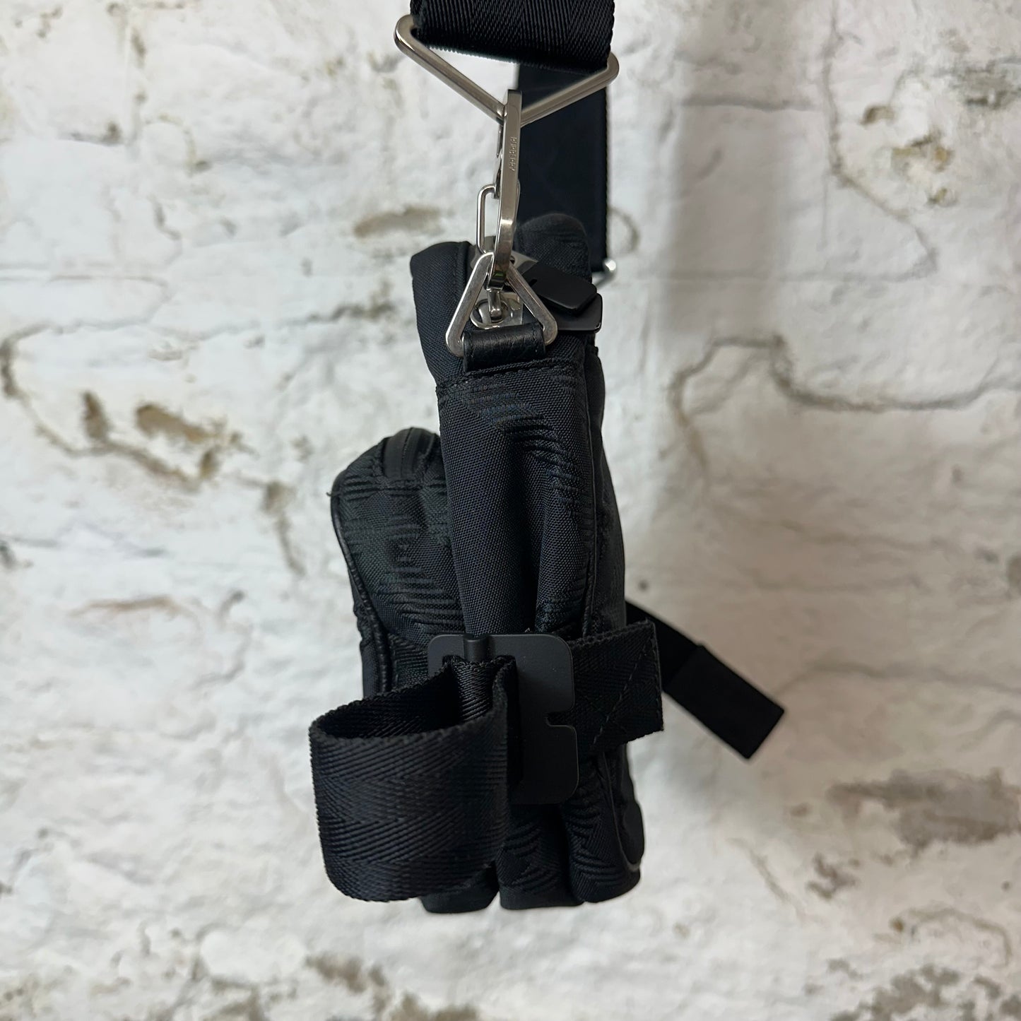 Burberry Black Jacquard Pocket Crossbody Bag