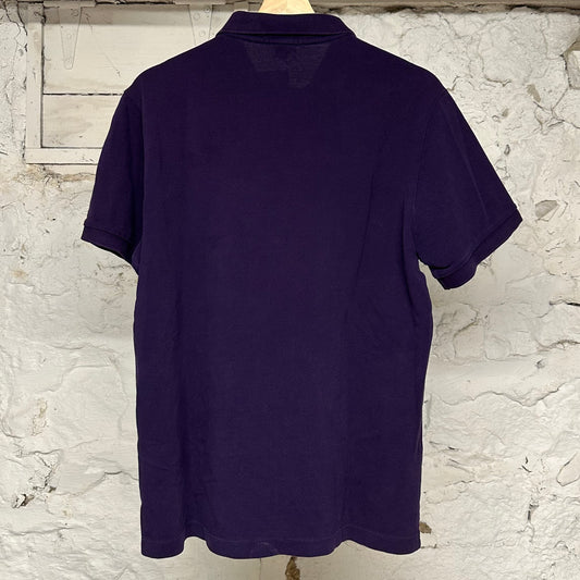 Burberry Purple Polo Sz XL
