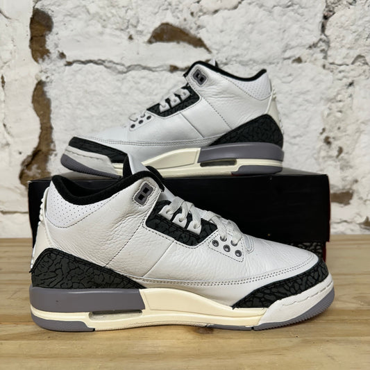 Air Jordan 3 Cement Grey Sz 7Y
