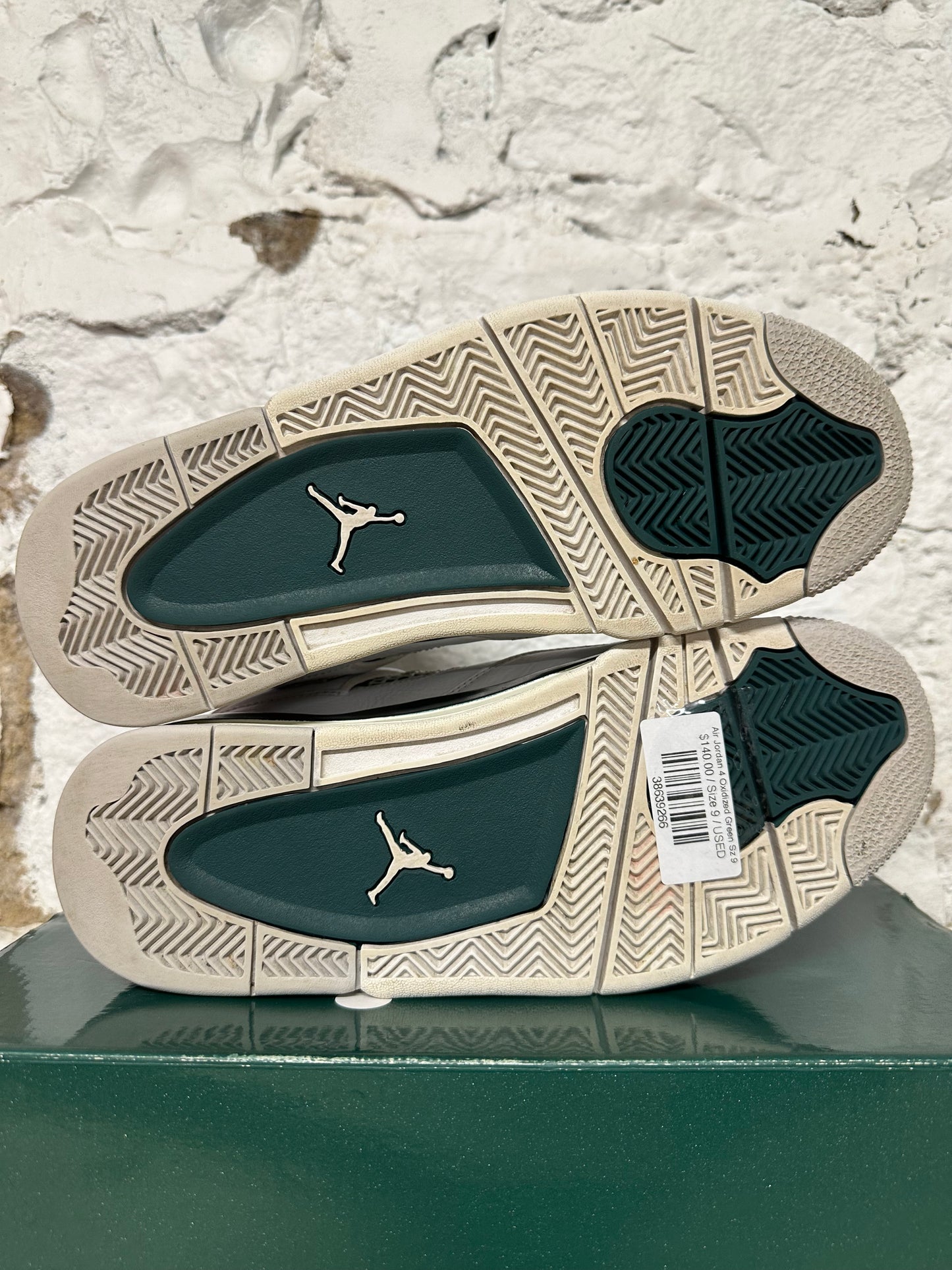 Air Jordan 4 Oxidized Green Sz 9