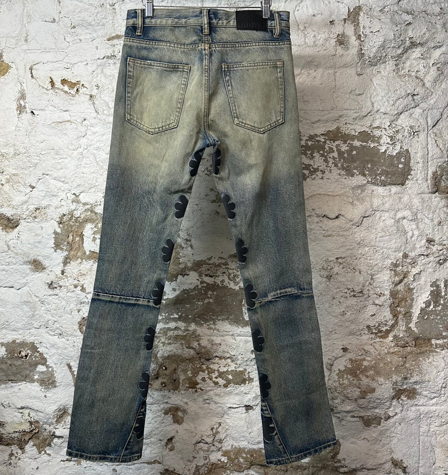Lost Shadows Titanium Dirty Blue Denim Jeans Sz 30