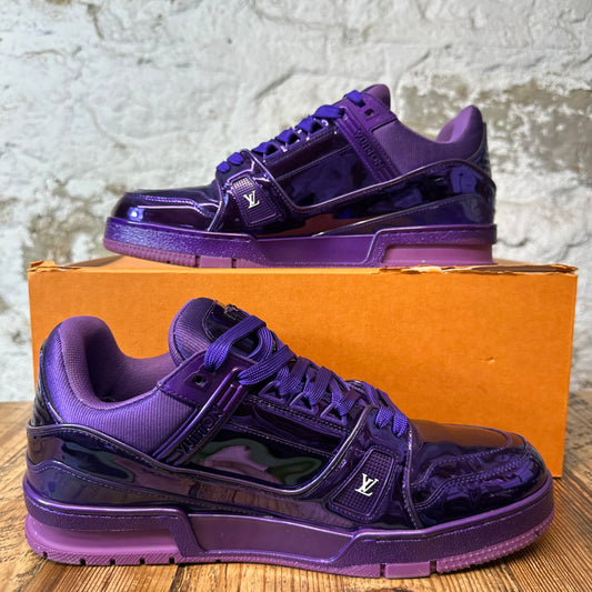 Louis Vuitton Purple Patent Trainer Sneaker Sz 10 (8.5LV)