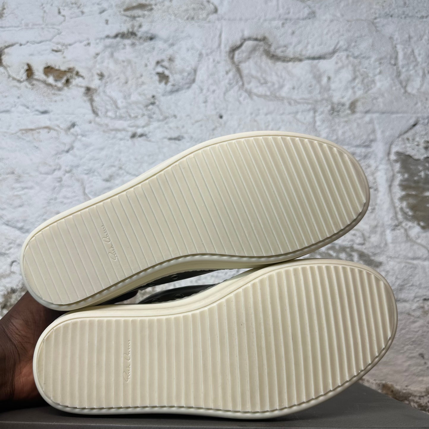 Rick Owens Hollywood Flesh Milk Sneaker Sz 8.5 (41.5) DS