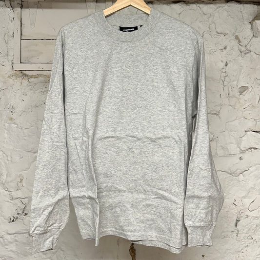 Fear of God Essentials Light Grey L/S T-Shirt Sz XS