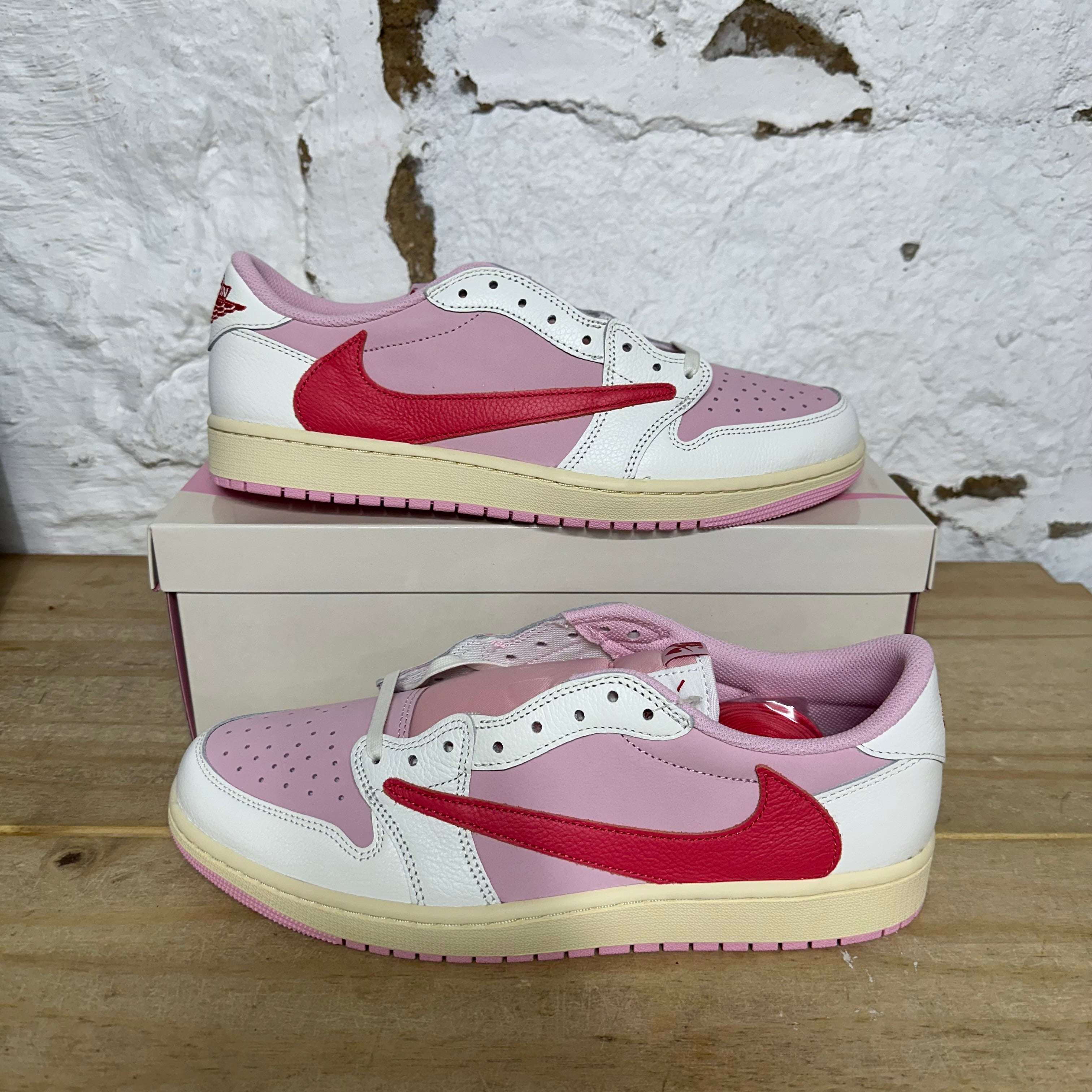 Air Jordan 1 Low Travis Scott Tropical Pink Sz 12 DS