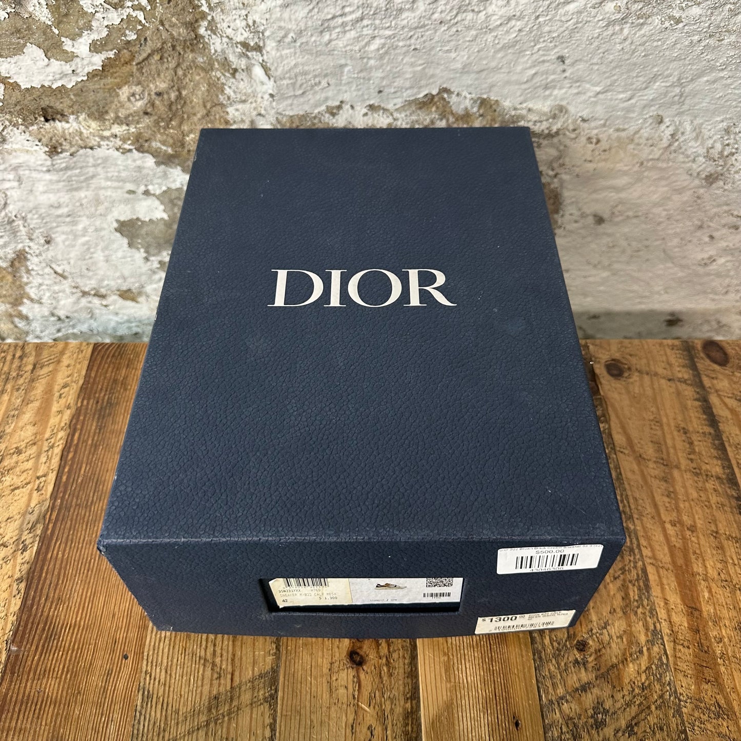 Dior B22 Brown Black Cream Sneaker Sz 9 (42)