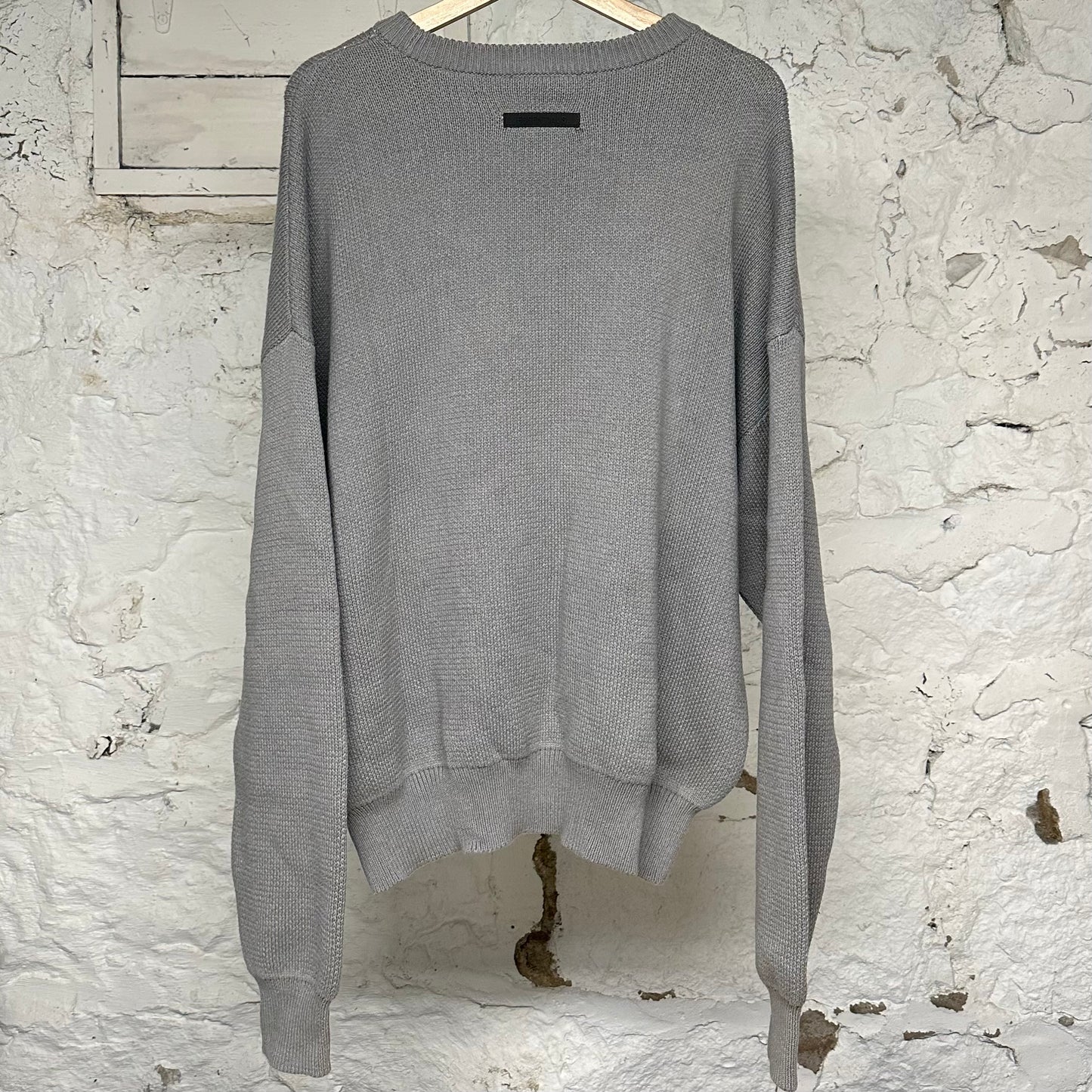 Fear of God Essentials Grey Knit Crewneck Sz M